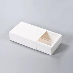 25X White Kraft Paper Drawer Jewelry Package Necklace Bracelet Gift Package box - 18*11*4-25pcs