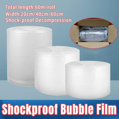 Bubble Wrap Roll Shockproof Packaging Foam Paper Express Shipping Protective - 60cm