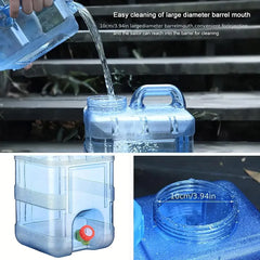 Outdoor Water Bucket Household Storage Car Water Tank Drinking Water Storage - 10L