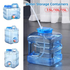 Outdoor Water Bucket Household Storage Car Water Tank Drinking Water Storage - 15L