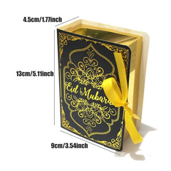 50PCS Moon Stars Wedding Candy Box Gift Box Holiday Party Decorations Favour - Black