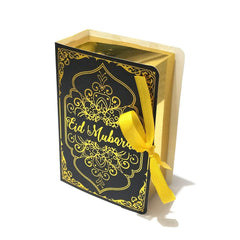 50PCS Moon Stars Wedding Candy Box Gift Box Holiday Party Decorations Favour - Black