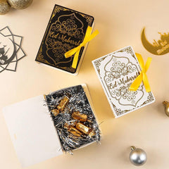 50PCS Moon Stars Wedding Candy Box Gift Box Holiday Party Decorations Favour - White