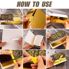 50PCS Moon Stars Wedding Candy Box Gift Box Holiday Party Decorations Favour - White