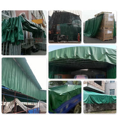 Heavy Duty Waterproof Canvas Tarp Tarpaulin Sun Block Dustproof Army Shelter - 3x4m(2.8x3.8m)