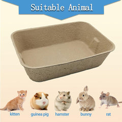 5pcs Disposable Cat Litter Pan Open Design Easy Clean Litter Box Pet Cleaning