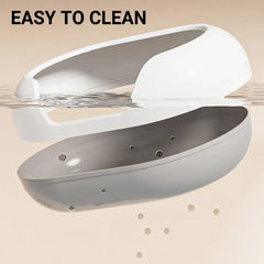 Large Semi Closed Cat Litter Box Covered Litter Pan for Cats Easy Clean Design - Orange