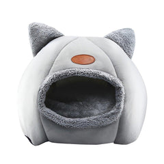 Cat Bed Winter Warm Enclosed Pet House Cozy Indoor Sleeping Nest for Cold Weather - XL