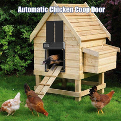 Automatic Induction Electric Stainless Steel Coop Door Intelligent Timer Control
