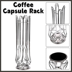 24 Coffee Capsule Holder Rack Storage Stand Pod Display Organizer Shelf Kitchen