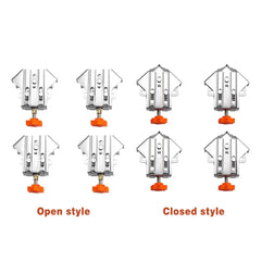 Angle Clamp Set 4pcs 90-Degree Adjustable L Shape Corner Woodworking Position - Closed style