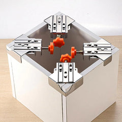 Angle Clamp Set 4pcs 90-Degree Adjustable L Shape Corner Woodworking Position - Closed style
