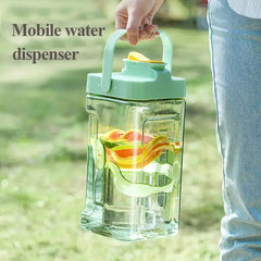 Large Capacity 3.5L Cold Water Kettle Home Use Beverage Dispenser Jug Mug - White