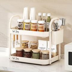 Double Layer Shelf Storage Rack for Water Cups Tea Cups Organizer Kitchen Rack