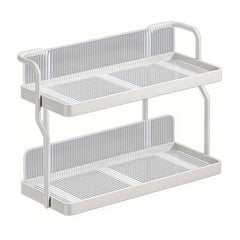 2 Tier Shelf Kitchen Storage Rack Organizer for Home and Countertop Organization
