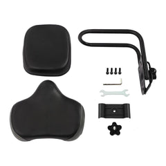 Electric Bicycle Tricycle Seat With Backrest Adjustable Comfortable Bike Seat - Grey