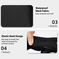 Dog Pet Portable Poop Collection Pants Outing Physiological Pants with Poop Bag - L