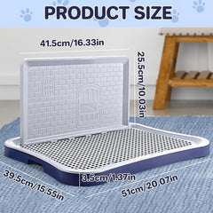 Pet Potty Training Pad Small And Medium-sized Dog Toilet Urinal Pee Tray - Blue
