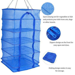 Air Dry Drying Net Vegetable Dehydrator Fruit Meat Fishing Jerky Food Beef Fish - 5Tiers