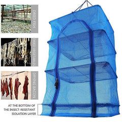 Air Dry Drying Net Vegetable Dehydrator Fruit Meat Fishing Jerky Food Beef Fish - 5Tiers