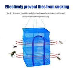 Air Dry Drying Net Vegetable Dehydrator Fruit Meat Fishing Jerky Food Beef Fish - 5Tiers