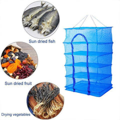 Air Dry Drying Net Vegetable Dehydrator Fruit Meat Fishing Jerky Food Beef Fish - 5Tiers