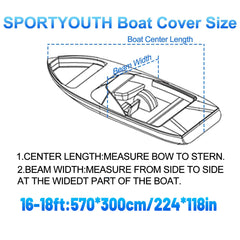 Outdoor V Yacht Dust Cover Waterproof Sun Protection Boat Hull Cover Rain Shield
