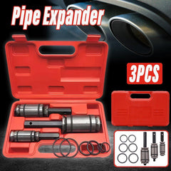 Tail Pipe Expander Set Exhaust Muffler Spreader Dent Remover Tool Kit 3PCS