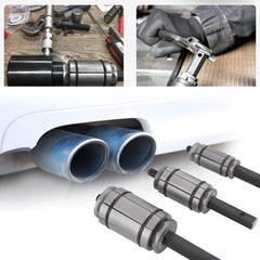 Tail Pipe Expander Set Exhaust Muffler Spreader Dent Remover Tool Kit 3PCS