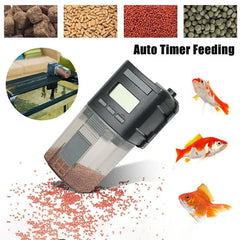 Automatic Fish Feeder Intelligent Timing Aquarium Large Capacity Food Dispenser