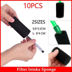 10Pcs Aquarium Filter Intake Sponges Fry Saver Protection - 10PCS Small(6*3.5CM)