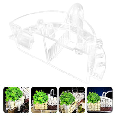 Round Fish Tank Filter Box Aquarium Trickle Box Small External Top Quiet Water Purification Three-in-One Filter - XL