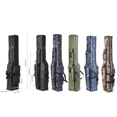 130cm Big Belly Fishing Tackle Bag Rod Storage Carry Case Outdoor Fishing Bag - Green