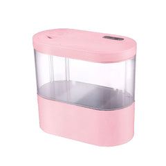 Mini Self-Circulating Desktop Fish Tank Eco-Friendly Creative Aquarium for Home - Pink