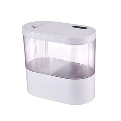 Mini Self-Circulating Desktop Fish Tank Eco-Friendly Creative Aquarium for Home - Pink