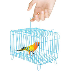 Small Bird Transport Collapsible Cage Travel Pet Carrier Portable Folding Cage - S