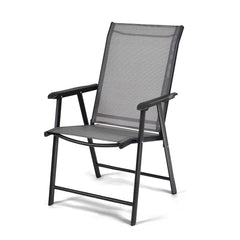 Outdoor Folding Chair Metal Portable Patio Balcony Chair with Backrest Sub Chair