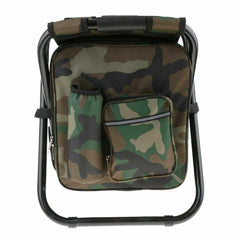 Portable Outdoor Folding Chair Oxford Small Stool for Fishing Camping Hiking - Green