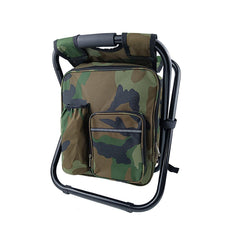 Portable Outdoor Folding Chair Oxford Small Stool for Fishing Camping Hiking - Green