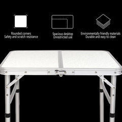Portable Folding Table Outdoor Picnic Camping Barbecue Lightweight Travel Desk