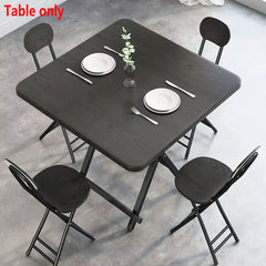Folding Dining Table Model Portable Simple Household Table Compact Space Saving