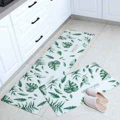 45x180cm Kitchen Mat Non-Slip Waterproof Pvc Floor Rug Carpet Anti-Oil Easy Clean - Whale