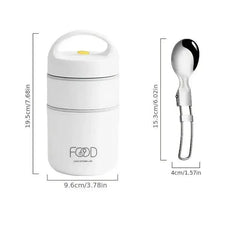3pcs Insulated Lunch Box Soup Container Portable Breakfast Food Storage Box Set