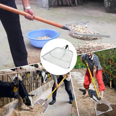 Stainless Steel Soil Sifter Drain Shovel Gardening Mesh Screen Filter Durable - 40MM