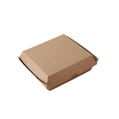 UP To 250PCS Cardboard Hot Dog Box - Brown Corrugated Kraft - Plain - CB6-200PCS