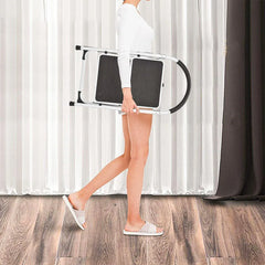 Folding Portable Multi Step Ladder with Handrail Household A Type Iron Ladder