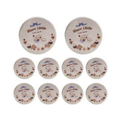 10PCS Cookie Tin Box Metal Biscuit Gift Box Candy Packaging Dragon Year Baking - Carrot Rabbit