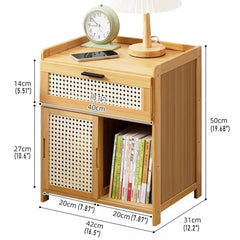 Small Bedroom Nightstand Storage Cabinet Sideboard Cabinet for Home Organization