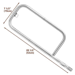 For Weber Q200 Q220 Q2000 Q2200 Stainless Steel Grill Burner Tube With Screw