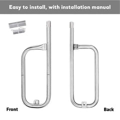 For Weber Q200 Q220 Q2000 Q2200 Stainless Steel Grill Burner Tube With Screw